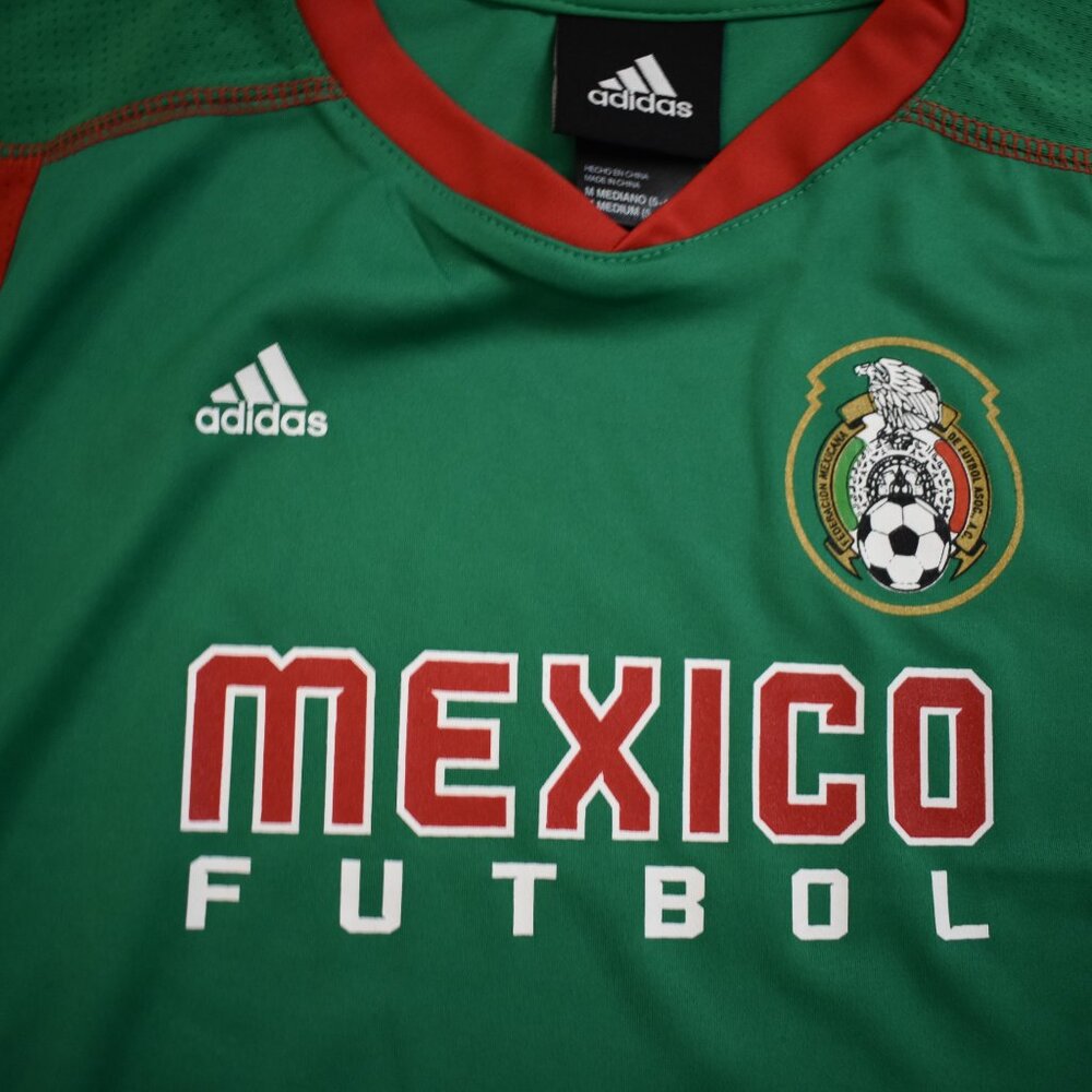 adidas Little Kids Mexico El Tri Selección Futbol Soccer Jersey New M (5-6) - Picture 9 of 11